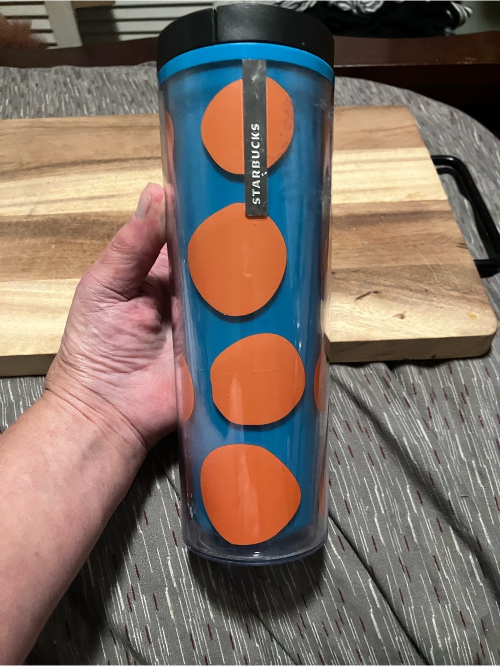 Starbucks Pumpkin Dot Acrylic Travel Tumbler
